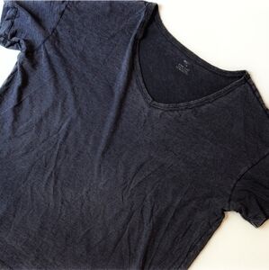 Aerie Distressed V Neck T Shirt